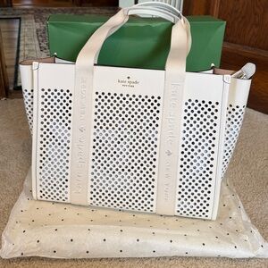 Kate Spade Kip Perforated Large Leather Tote